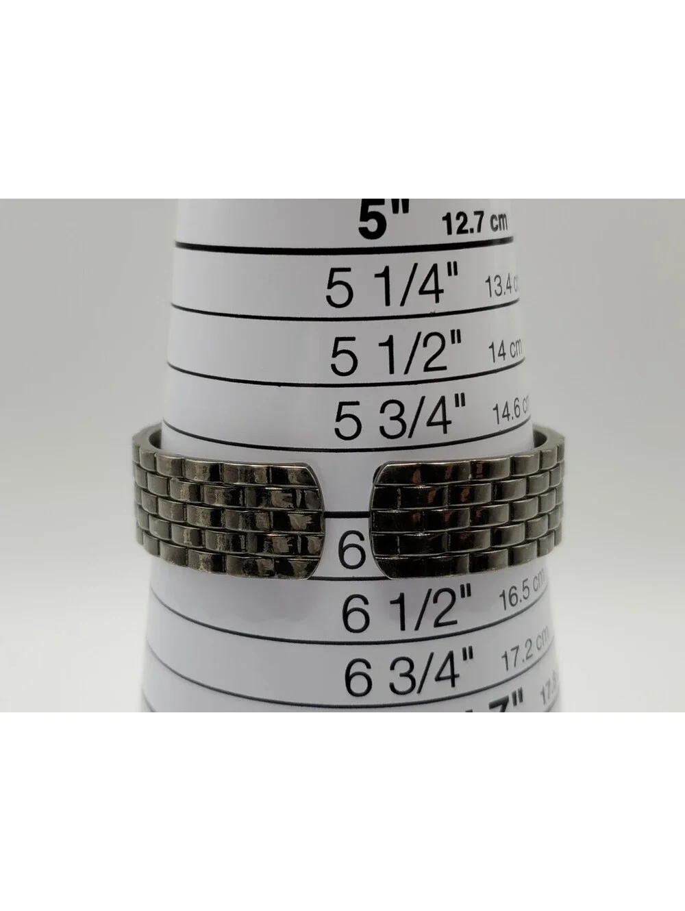 Studio Black Rhinestone Bezel Womens Watch 30mm New Battery
